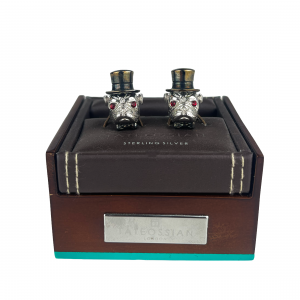 Manžetové knoflíčky Tateossian Bulldog – Sterling Silver