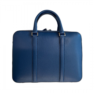 Taška Elegance Saffiano tm. modrá