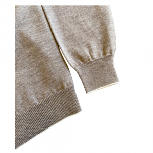 Svetr s kapucí 100% merino vlna vel.50