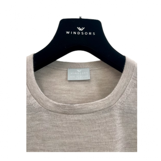 Luxury Italian tailored T-shirt cashmere/silk size 48