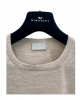 Luxury Italian tailored T-shirt cashmere/silk size 48